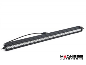 Ford Bronco Lighting Upgrade - Front - Factory Bumper - ZROADZ - Bumper Top Light Bar - w/ 30 Inch Single Row LED Bar